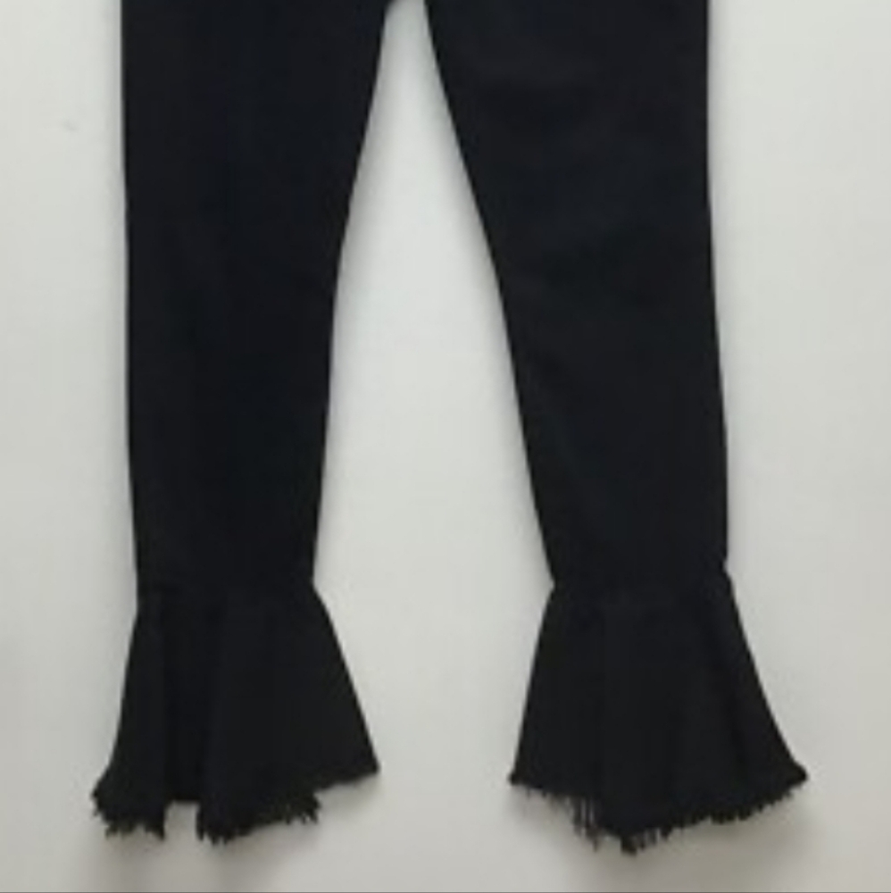 Frame Denim Black Flared Midrise Le Skinny Jeans - TODAY ONLY - Picture 3 of 6